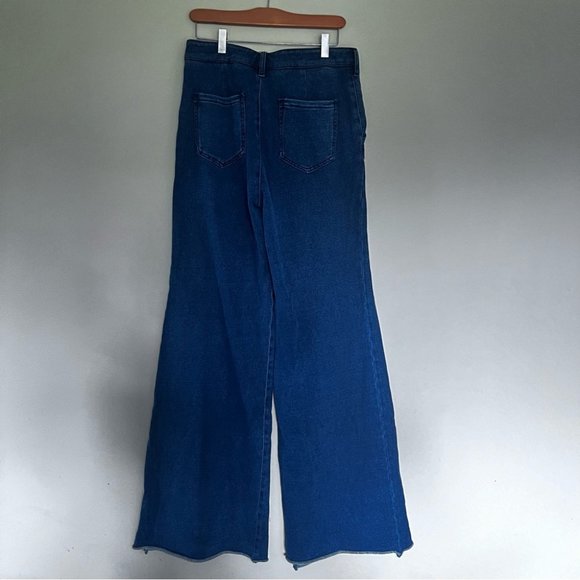 Anthropologie Wide Leg Cotton Trouser Jeans Women’s Size 28 - Picture 4 of 9